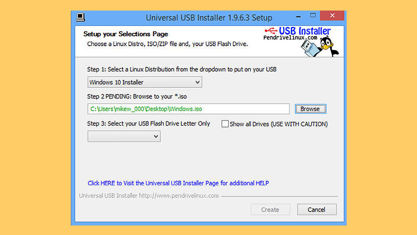 prepare usb for windows 10 install from mac